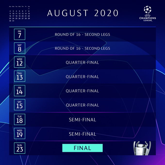 Datas dos jogos da Liga dos Campeões e da Liga Europa definidos. Arrancam a  19 de setembro – Observador